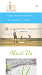 Mobile Screenshot of curefoundationindia.com