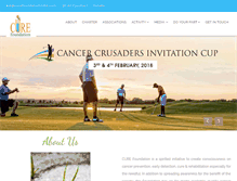 Tablet Screenshot of curefoundationindia.com